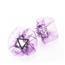 简约优雅妩媚魅紫耳钉