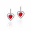 LHM情人节特辑爱心镂空耳钉一对