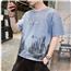 男士短袖t恤2020冰丝新款男生宽松半袖夏季潮流上衣服装潮牌体恤