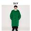 SLY 2023冬季新品大翻领宽松廓形中长款毛呢外套女030FAY30-0950