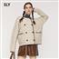 SLY 2023冬季新品甜美风美拉德软糯奶fufu短外套女038FAU70-7000