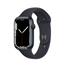 Apple Watch Series 7 智能手表GPS款45 毫米午夜色铝金属表壳午夜色运动型表带 MKN53CH/A