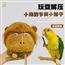 鹦鹉啃咬玩具椰子猴头趣味啃咬寻食玩具鸟智力开发