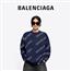 BALENCIAGA巴黎世家ALLOVER LOGO女士针织圆领毛衣