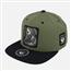 帽子男人现代橄榄色黑色Snapback-胡子男人平檐棒球帽