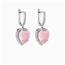 BOBA 樱花粉耳环千金小姐时尚简约百搭女爱心耳坠