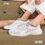 李宁官网正品休闲鞋女鞋新款烛龙经典时尚老爹鞋低帮运动鞋