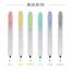 按动荧光笔学生用荧光标记笔大容量记号笔划重点轮廓笔彩色笔