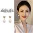 气质珍珠爱心耳夹女无耳洞新款高级感耳环轻奢小众设计感纯银耳饰