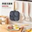 一款麦饭石平底不粘锅家用鸡蛋牛排锅汉堡锅煎蛋锅四孔早餐锅