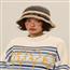 your hat 2023新款针织渔夫帽秋冬保暖复古撞色条纹小众毛线帽盆帽