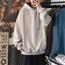 加绒加厚连帽卫衣男宽松bf慵懒风冬季外套男冬装ins秋冬oversize 