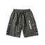美式侧边植绒小熊休闲短裤男夏季复古宽松五分裤