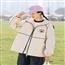 拾光衣橱高中学生秋季外套少女2024新款初中女生大童春秋装连帽风衣学院风