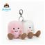 英国Jellycat新款趣味成对棉花糖包包挂饰毛绒玩具挂件钥匙扣