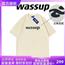 WASSUP旗舰店短袖T恤圆领男女纯棉立体3D夏季国潮牌学生情侣上衣