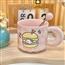 可爱fuu生日蛋糕马克杯带盖勺陶瓷杯送女生高颜值有意义生日礼物