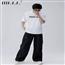 直筒工装长裤男