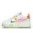 Nike Air Force 1 空军一号 防滑耐磨 休闲鞋 Fontanka Have a good game 女款/夜光/电竞/白色/紫粉