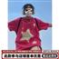 DOUBLE D 美式复古星星贴布短袖T恤女夏季潮牌宽松百搭情侣款上衣