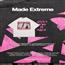 MADEEXTREME 美式街头复古粉印花潮牌男装摇滚洗水做旧短袖t恤女
