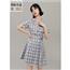 格纹西装连衣裙