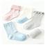 儿童秋2025新款纯色棉袜大童白色袜宝宝秋冬童袜