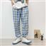 沐沐格子裤