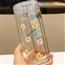 便携随行时尚学生女水杯户外随手玻璃插画水杯