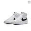 耐克NIKE Blazer Mid 77 电玩白黑粉色高帮休闲复古板鞋