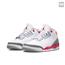 女男鞋Nike Air Jordan 3 AJ3 爆裂纹休闲运动篮球鞋 【白红火焰红】