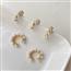 黄铜镀真金/珍珠 韩国东大门个性轻奢时尚无耳洞耳饰耳骨夹女潮