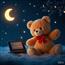 晚安小熊公仔毛绒玩偶