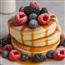 Fluffy 3 berries pancake