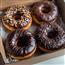 Chocolate set donuts 