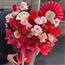 【财通八方】红玫瑰粉玫瑰卡布奇诺玫瑰混搭鲜花抱抱桶送朋友亲戚长辈开业乔迁花店配送