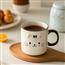 陶瓷杯特别好看的杯子小猫可爱家用女生高颜值水杯