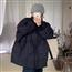 棉服女冬季2024新款高级感加厚棉袄外套韩系慵懒风中长款羽绒棉衣