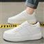 男鞋白色百搭休闲板鞋运动防滑厚底增高防水