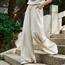 国风轻复古亚麻女式长裤阔腿裤