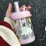 女生高颜值小众2025便携吸管夏季新款学生水杯大容量600ml