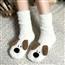 可爱搞怪毛茸茸睡眠袜子