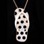 波点拖鞋项链