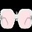 2024新款时尚女士腮红墨镜粉色（下单备注深浅可选）