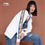 李宁（LI-NING） 外套男女同款2022秋季新款开衫无帽长袖卫衣宽松时尚休闲情侣装 白色 L/175