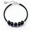 黑色绕珠手链