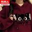 连帽卫衣女2024新款爆款春秋宽松可爱小猫印花冬季加绒加厚