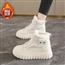 棉鞋冬季高帮加绒板鞋休闲女鞋