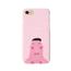 keke壳Iphone苹果全包防摔搞怪卡通粉色手绘个性手机壳PC材质