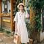 日系小清新原宿风背带裙夏女学生bf宽松韩版百搭ulzzang